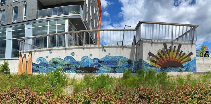 Waterwoman art installation